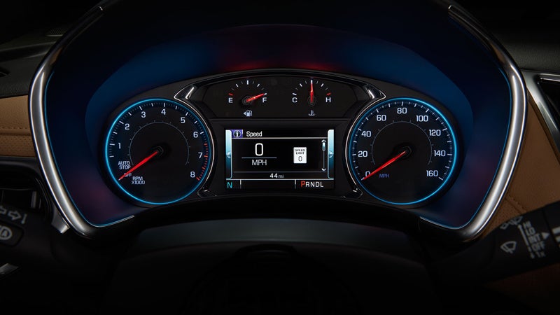 Dashboard of 2018 Chevy Equinox