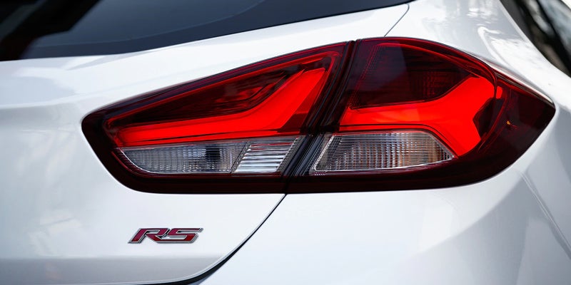 White 2019 Chevy Cruze tail light