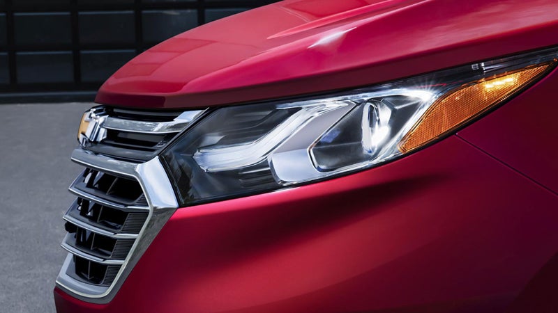 Red 2019 Chevy Equinox headlamp