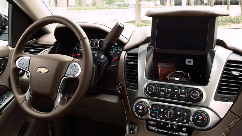 Interior of Chevrolet Tahoe