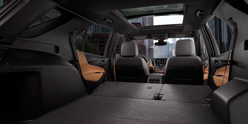 2021 Chevy Equinox seats folded down