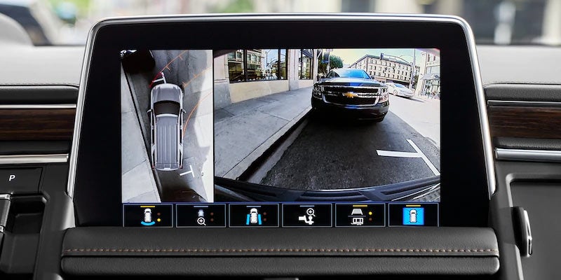 Chevy Suburban rear backup camera display