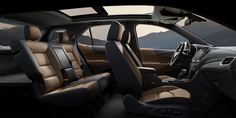 Interior cabin of Chevrolet Equinox