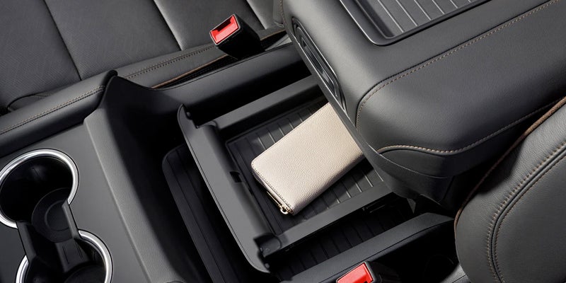 2022 Chevy Tahoe phone charging station