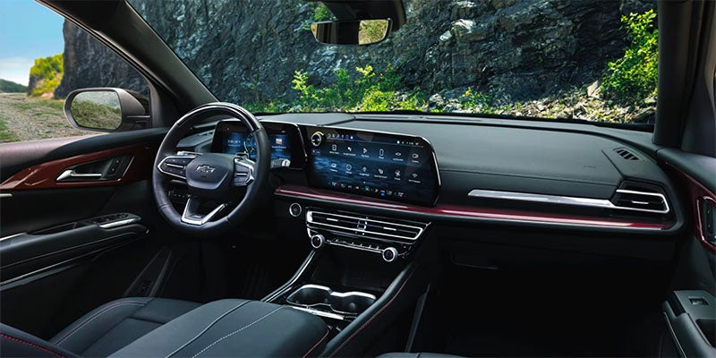 Interior design of a Chevrolet Traverse