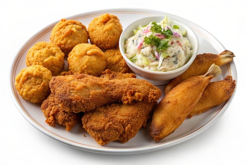 Fried Chicken Platter from Black Dog Bar B Que